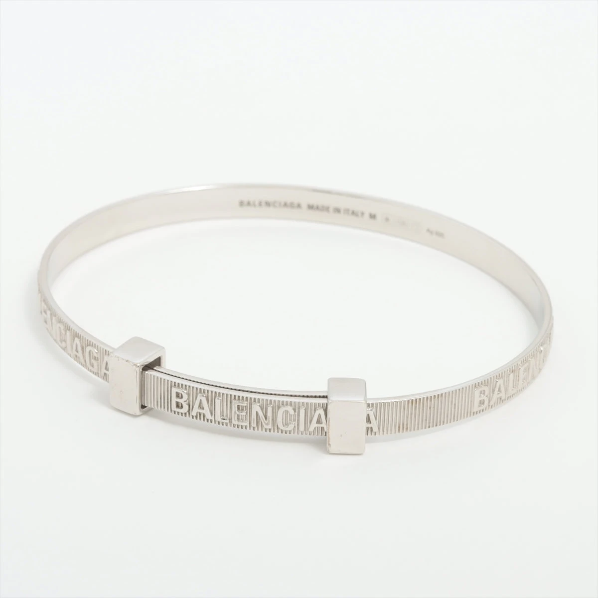 BALENCIAGA】バレンシアガ メンズ プレート ブレスレット