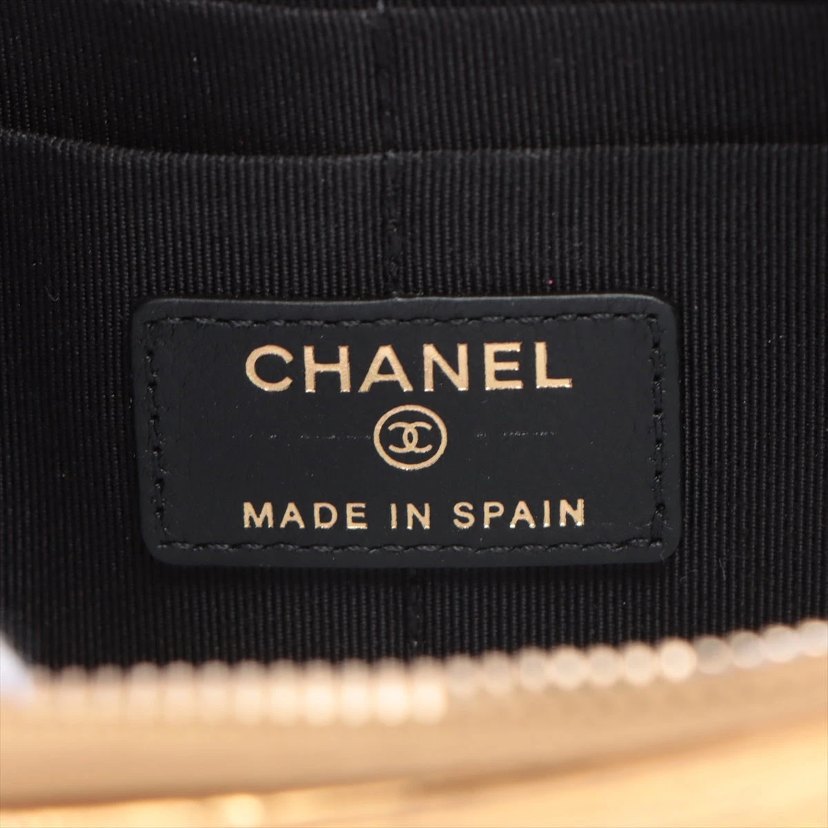 激レア 美品 シャネル ポーチ 小物入れ ココマーク クロコ型押しレザーブラック CHANEL シャネル 小物入れ ポーチ ブラック キャビア