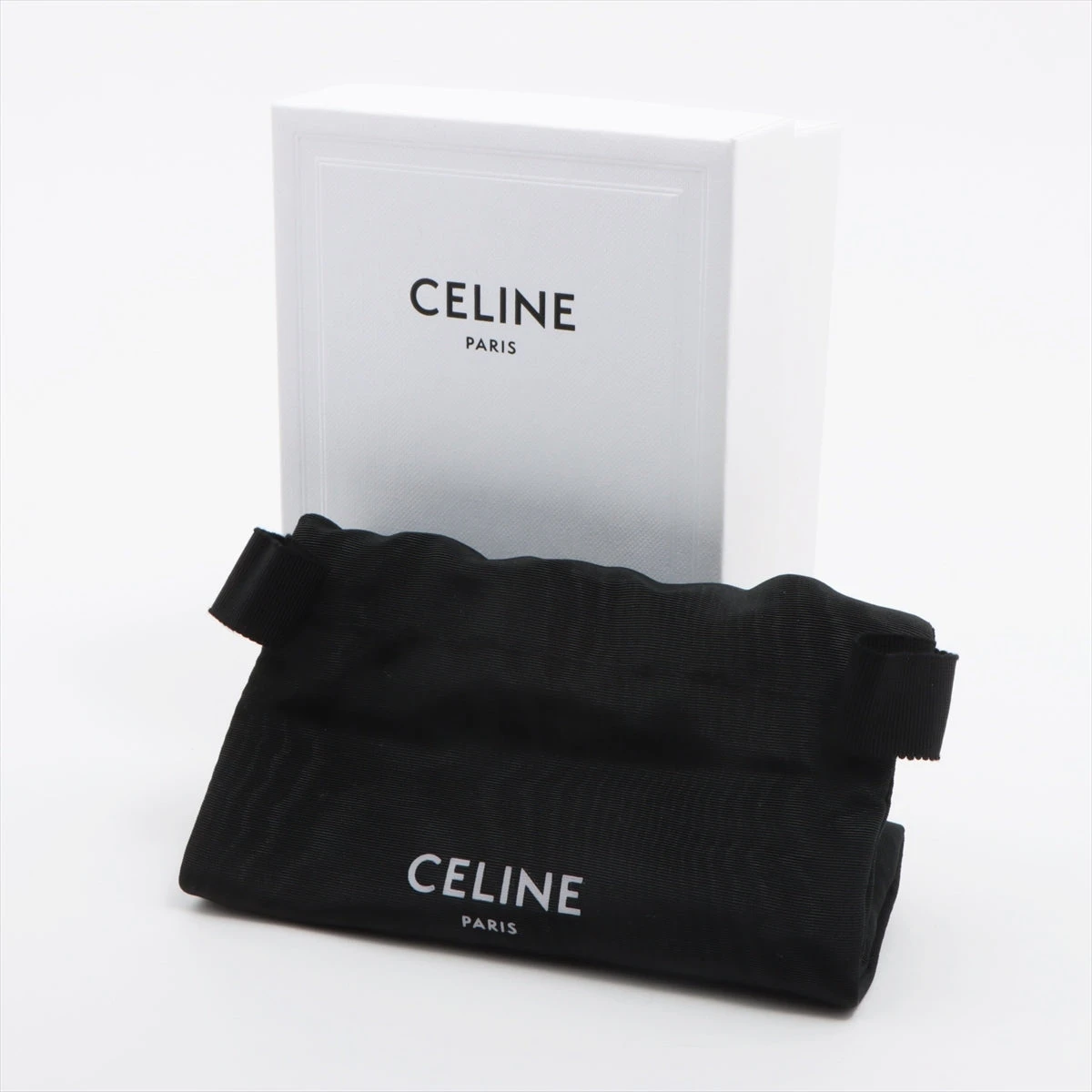 CELINE フォールデッド コンパクトウォレット 三つ折り財布 レザー