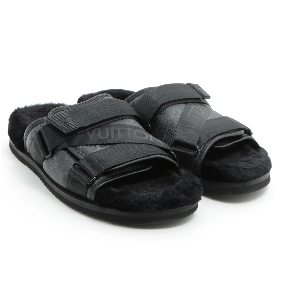 極美品　ヴィトン　28cm ホノルルライン　エクリプス　サンダル　メンズ　黒 極美品 ヴィトン 28cm ホノルルライン エクリプス サンダル