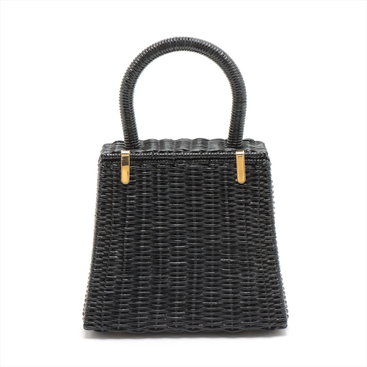 最終値下げ Ferragamo ガンチーニ バッグ ラタン　かご　クランチ VINTAGE FERRAGAMO/フェラガモ】 Gancini ラタンショルダー
