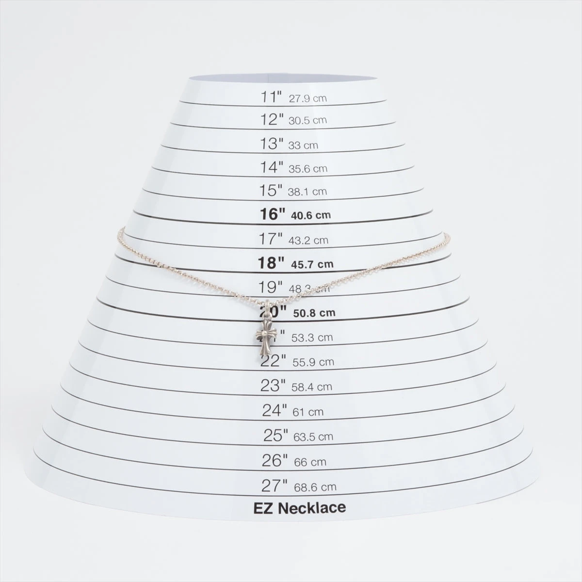 クロムハーツ CHクロス ベビーファットチャーム ネックレス 925 7.3g