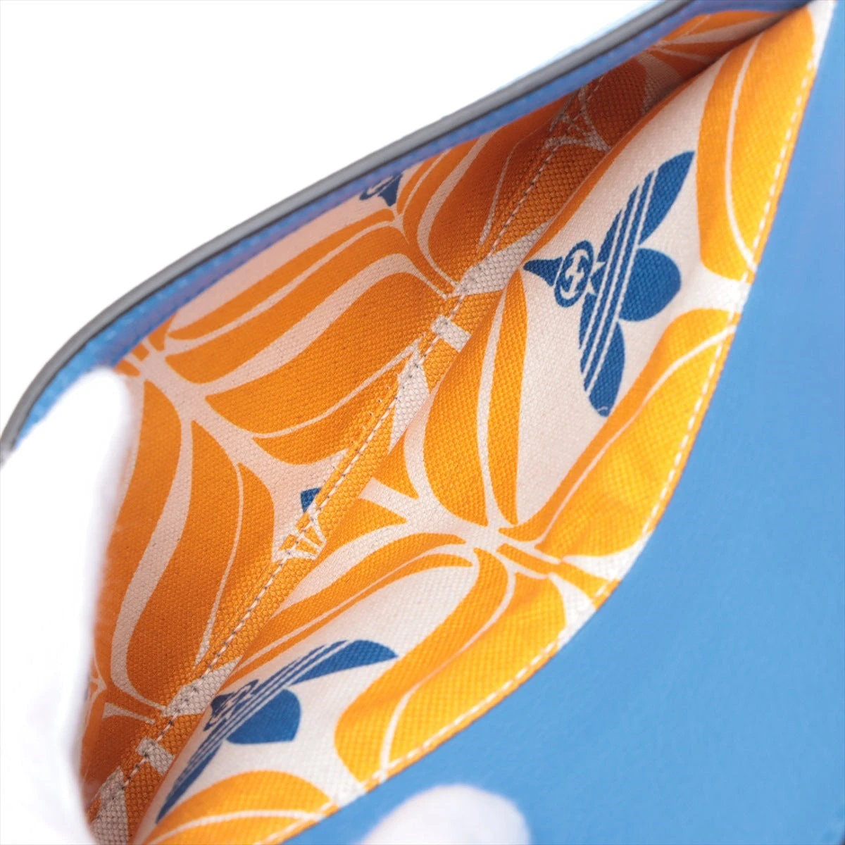 グッチ×アディダス レザー ボディバッグ ブルー 722141 A2293859｜中古