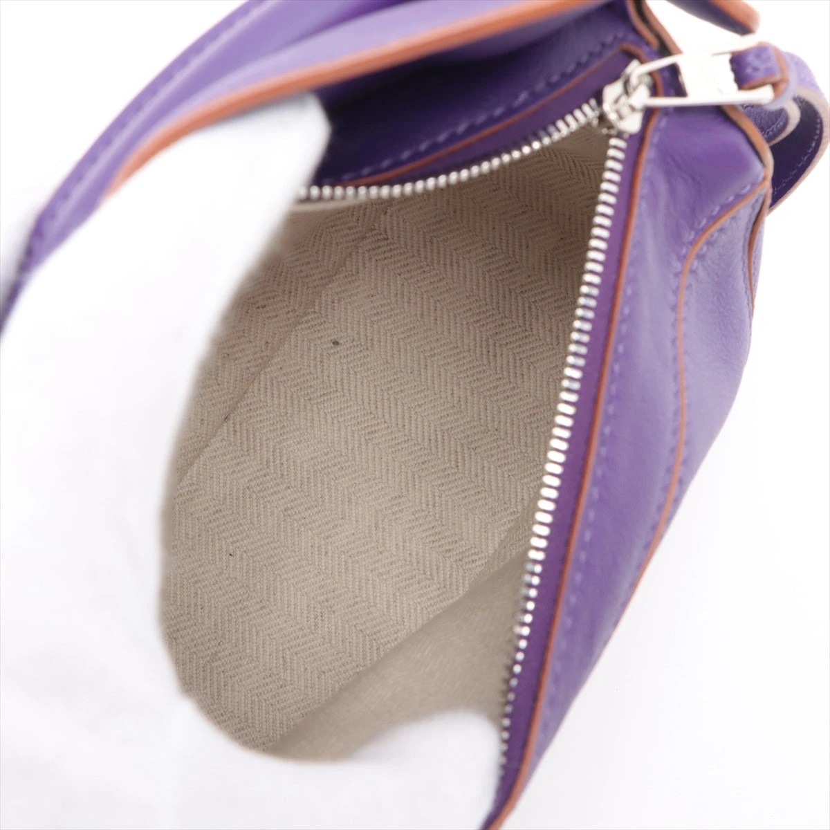LOEWE パープルレザー ハンドバッグ LOEWE - 【オーダー品 / 美品】◇ロエベ◇ クロコレザー
