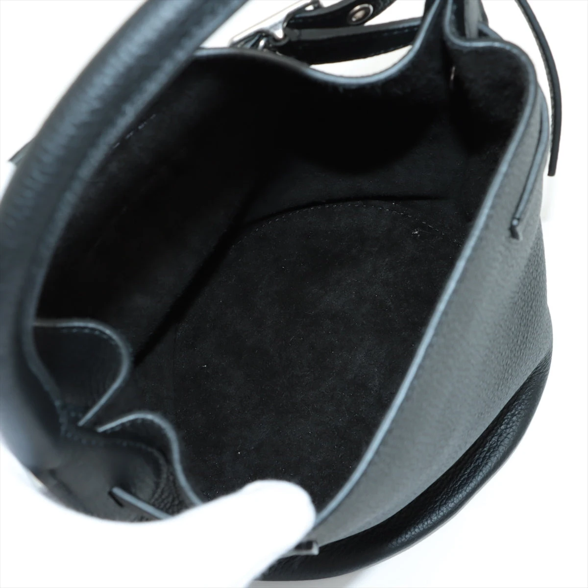 セリーヌ　ビッグバッグ バケット ナノ　2way　ショルダーバッグ　ブラック セリーヌ ビッグバッグ バケット ナノ レザー 2WAYショルダー