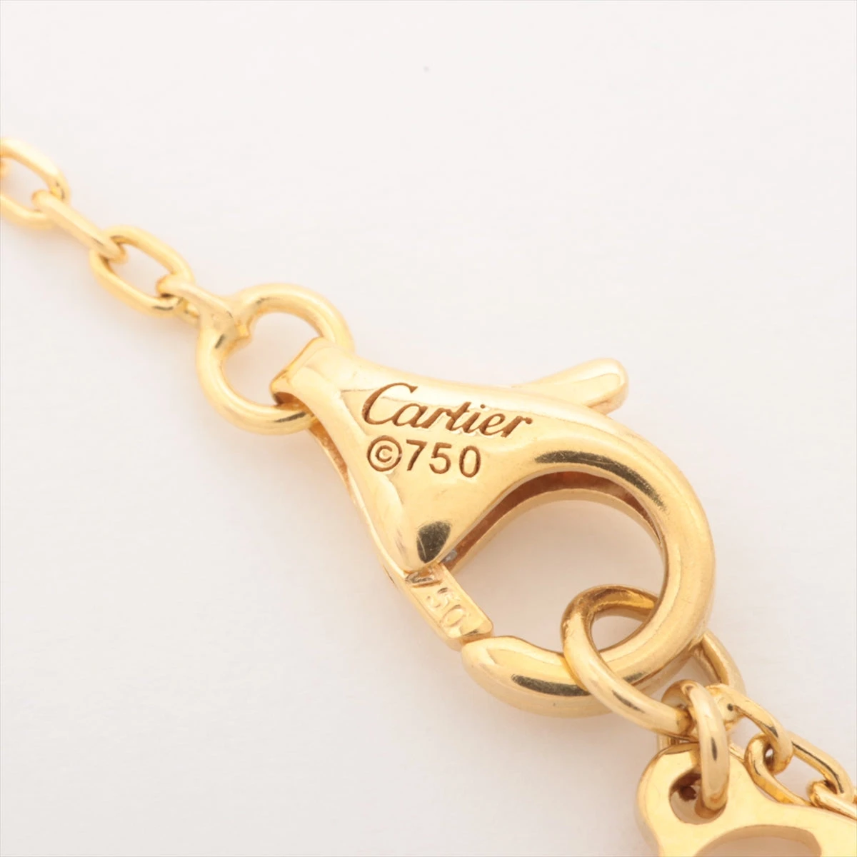 【VINTAGE】カルティエ ダムール SM ダイヤ ネックレス 750 カルティエ ダムール SM ダイヤ ネックレス 750(PG) 2.7g