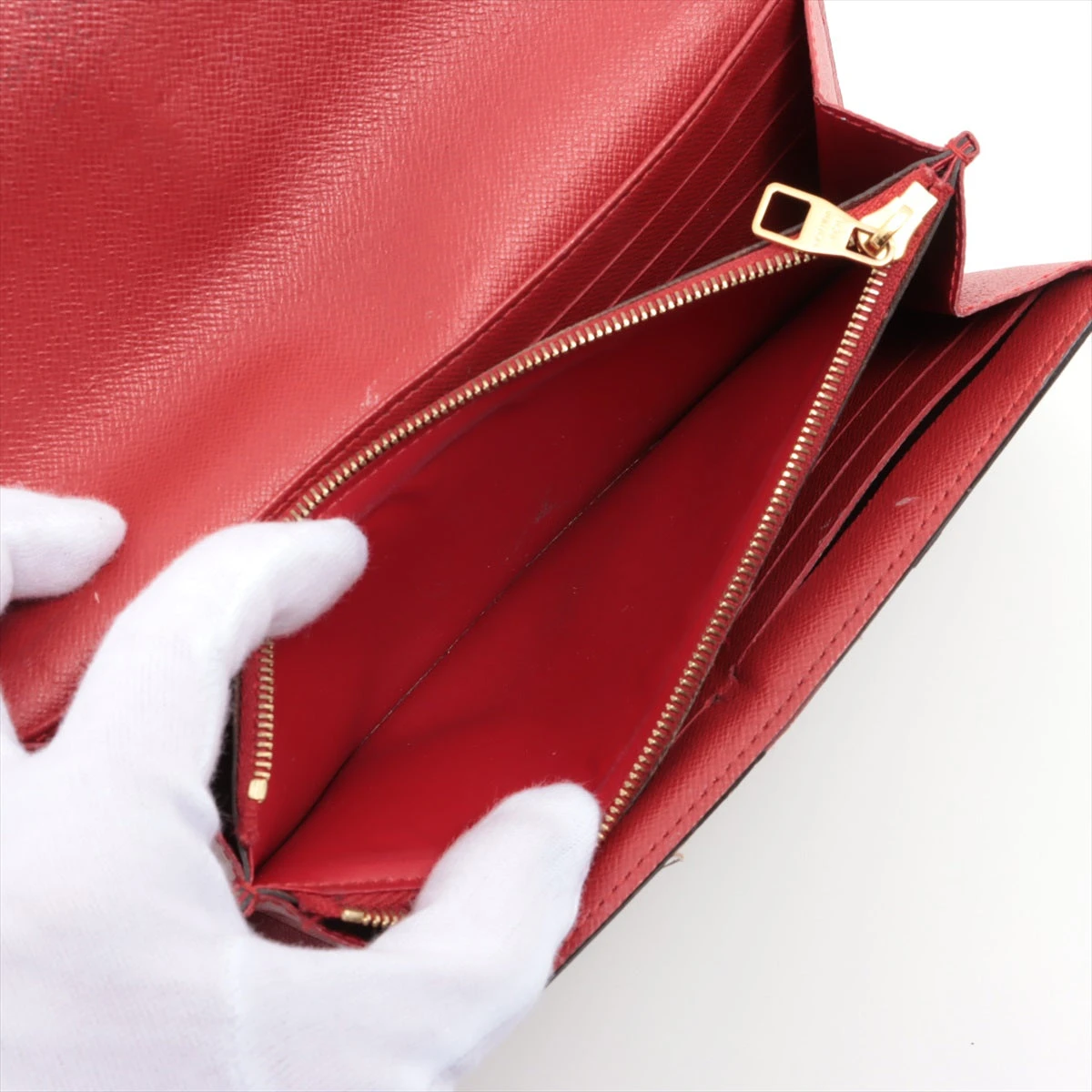 極上美品❣️ ルイヴィトン モノグラム レティーロ レッド 　長財布 I80 ルイヴィトンLouis Vuitton レティーロ モノグラムジッピー