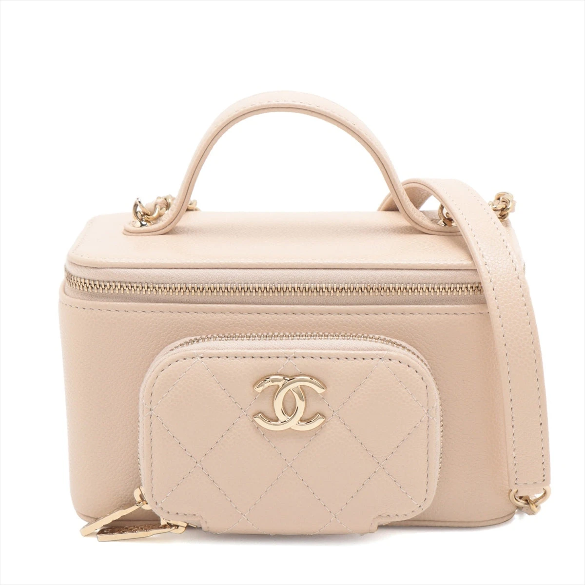 美品CHANELチェーンショルダーバッグ　ココマーク　アリュール　バニティバッグ CHANEL シャネル ココマーク チェーンショルダーバッグ