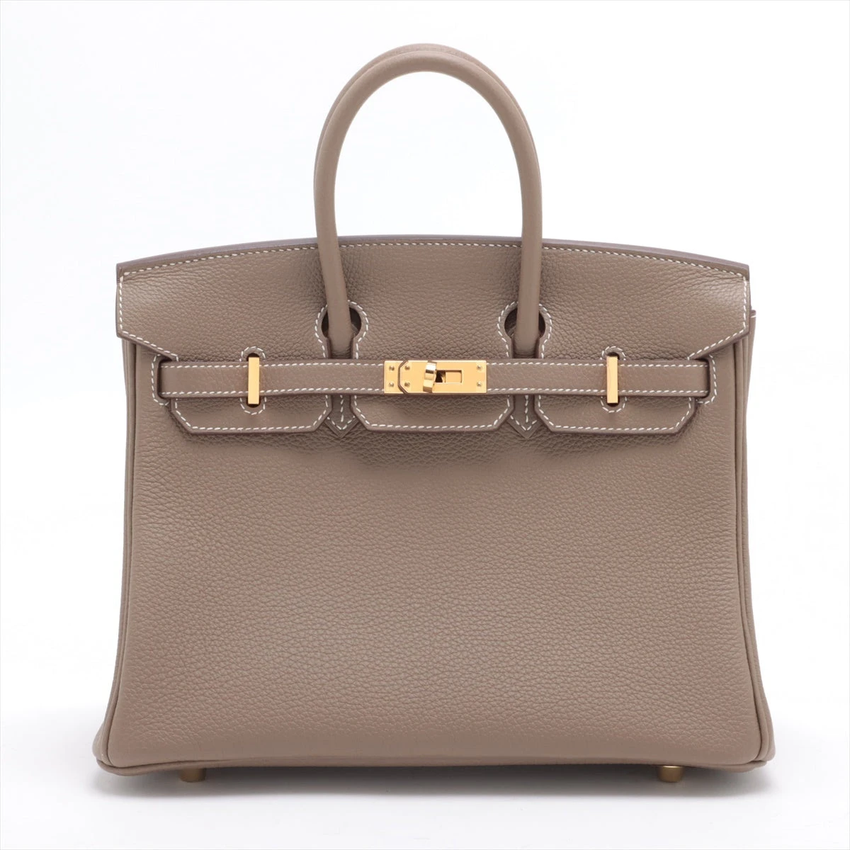 エルメス バーキン25 トゴ エトゥープ ゴールド金具 U:2022年