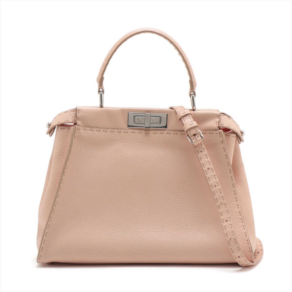 フェンディ 8BN226 ピーカブーセレリア 2WAY ショルダー ハンドバッグ フェンディ ピーカブーレギュラー セレリア レザー 2WAY
