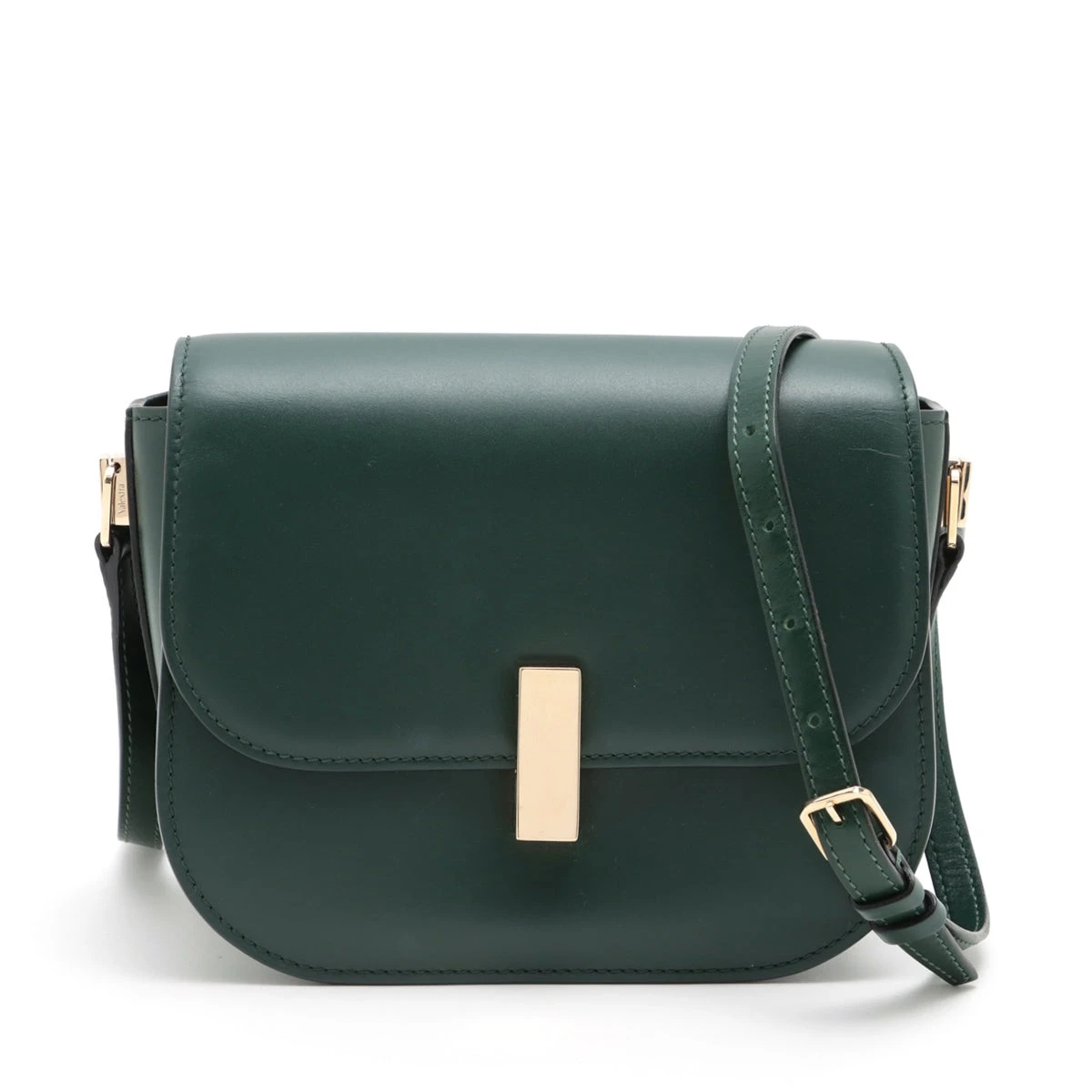 Tada Leather】 Iris 本革 ショルダーバッグ ライトグリーン