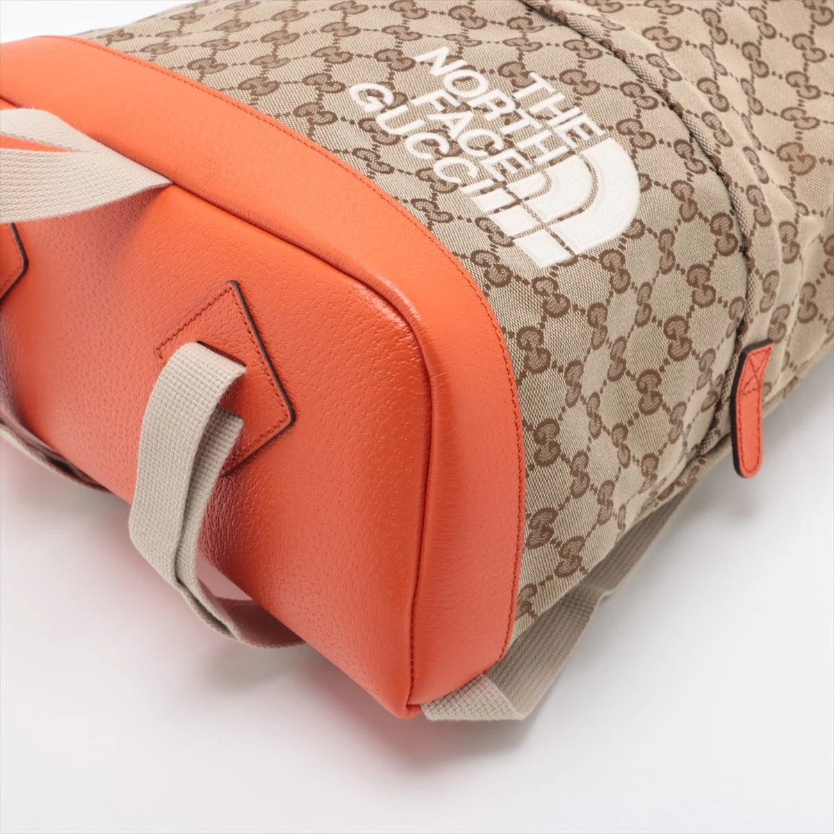 グッチノースフェイス 650288 レザー GGキャンバス バックパック GUCCI×THE NORTH FACE】グッチ×ノースフェイス『GGキャンバス