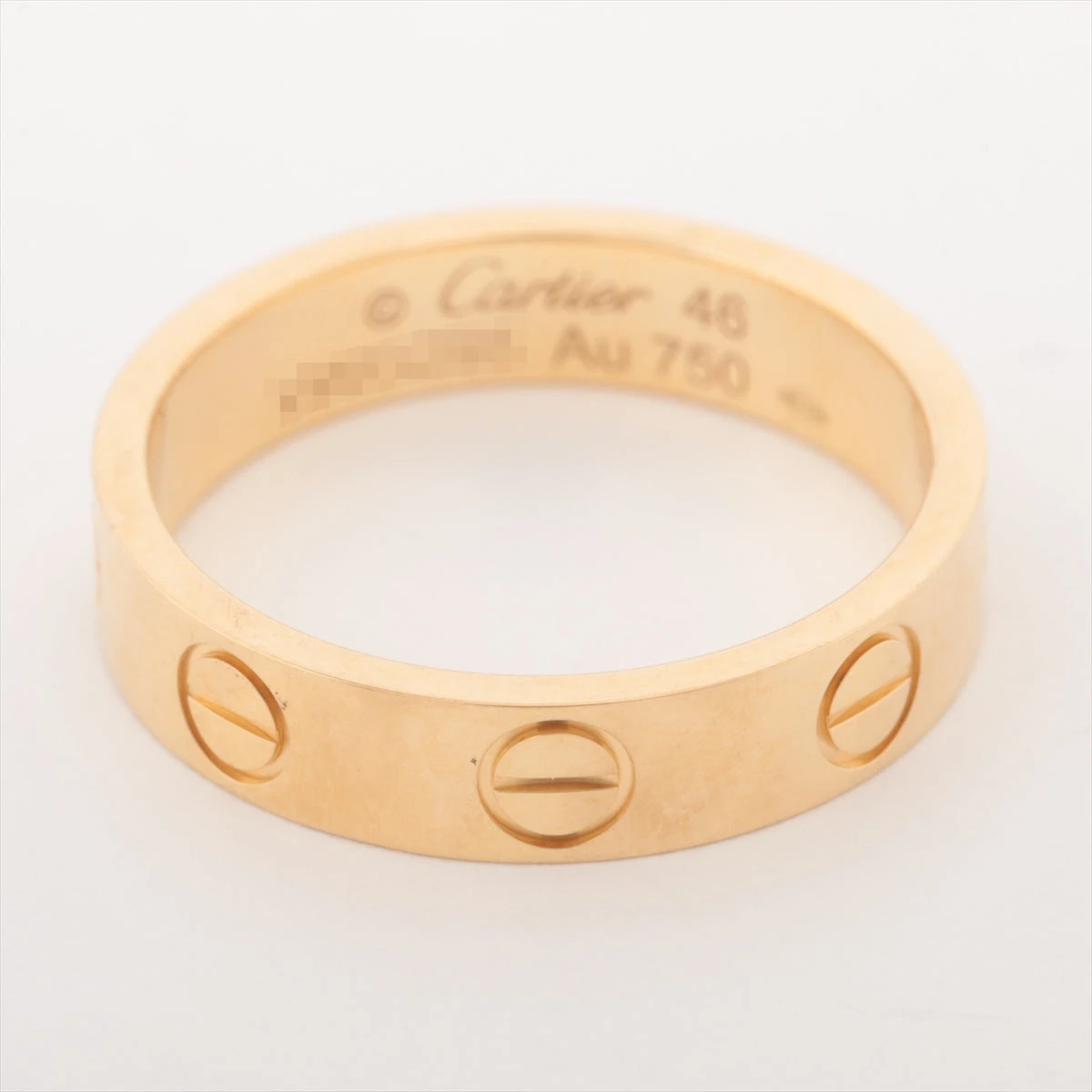カルティエ ミニラブ リング 750(YG) 3.0g 46 A2444881｜中古
