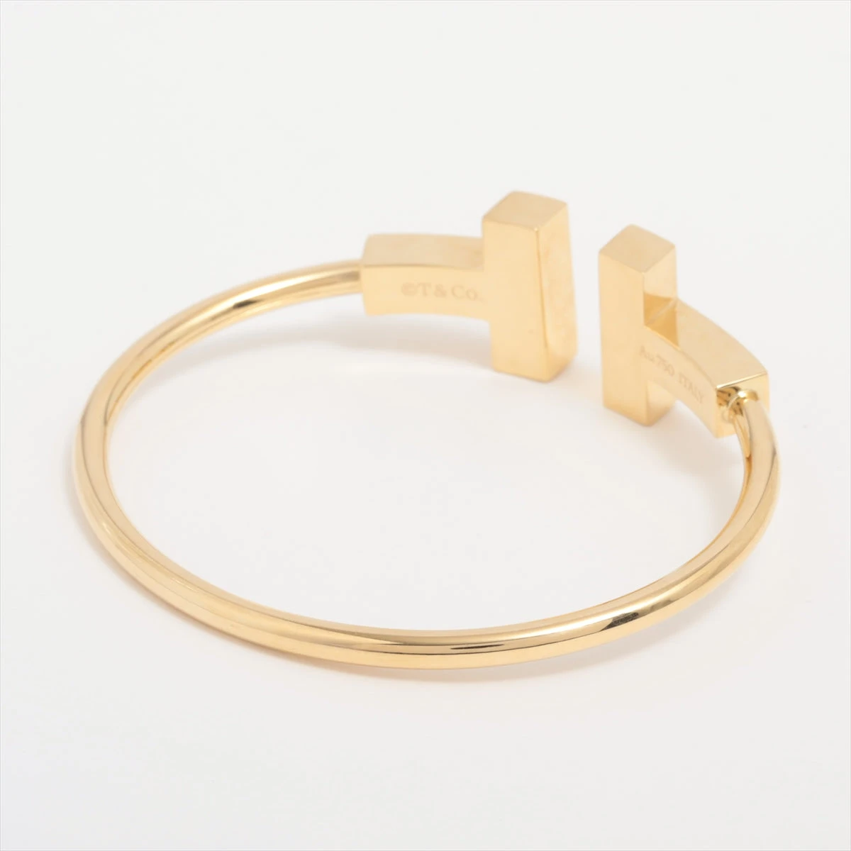（日本未入荷カラー）Tiffany & Co.ワイドワイヤーブレスレット ティファニー T ワイド ダイヤモンド ワイヤー ブレスレット