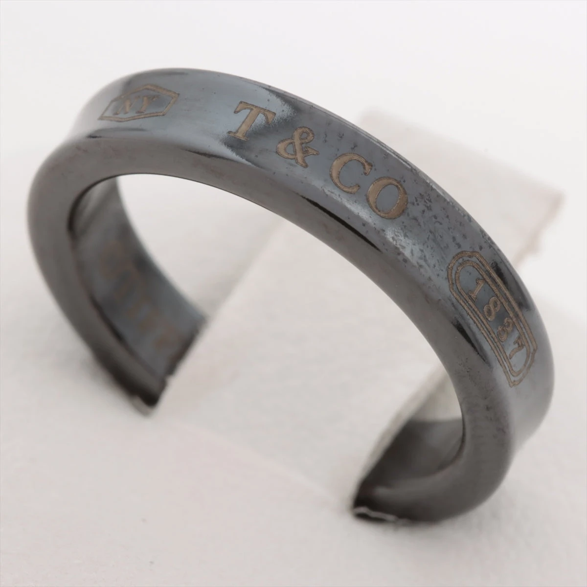 【未使用級】23.5号 ティファニー 1837 ナローチタン リング Ti TIFFANY&Co. ティファニー TIFFANY & Co. 1837リング ナロー