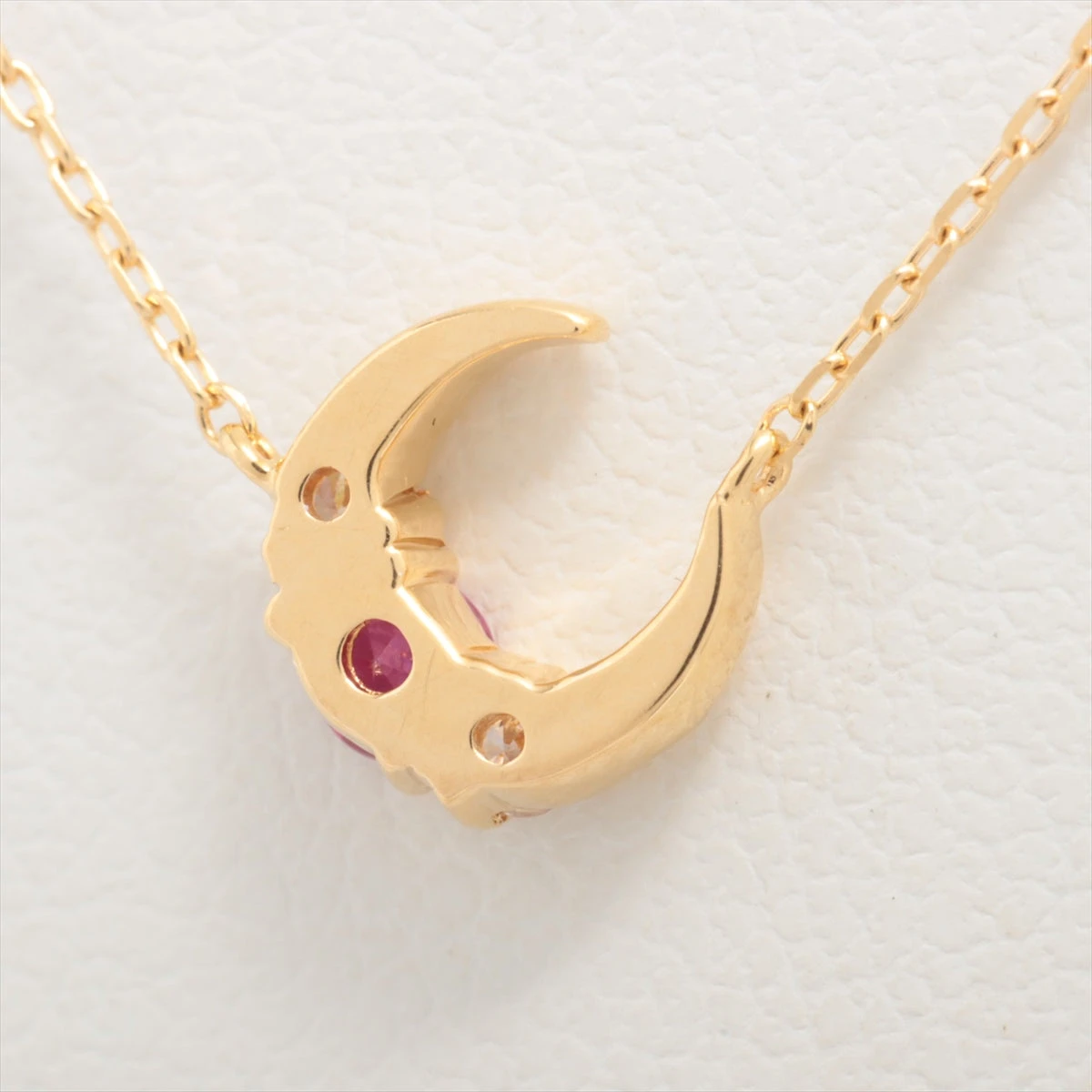 【買取店】日本製 K18 昭和レトロ 星 star ルビー ダイヤ ネックレス 買取店】日本製 K18 昭和レトロ 星 star ルビー ダイヤ ネックレス