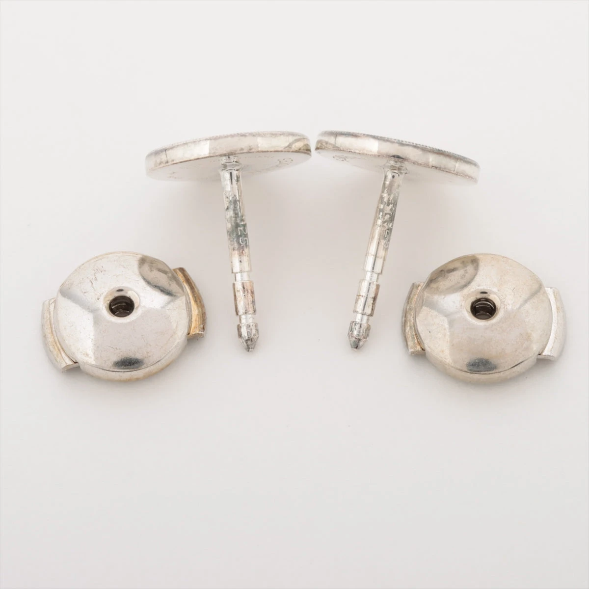 美品HERMES エルメス　エシャペ　シルバー ピアス(両耳用) 楽天市場】《新品》 エルメス ループ MM ピアス エシャペ
