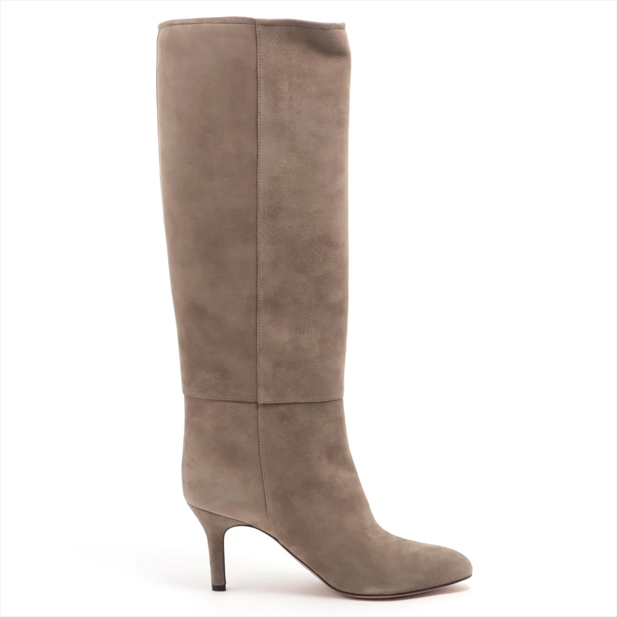 ペリーコ スエードレザー ロングブーツ 38 レディース ベージュ