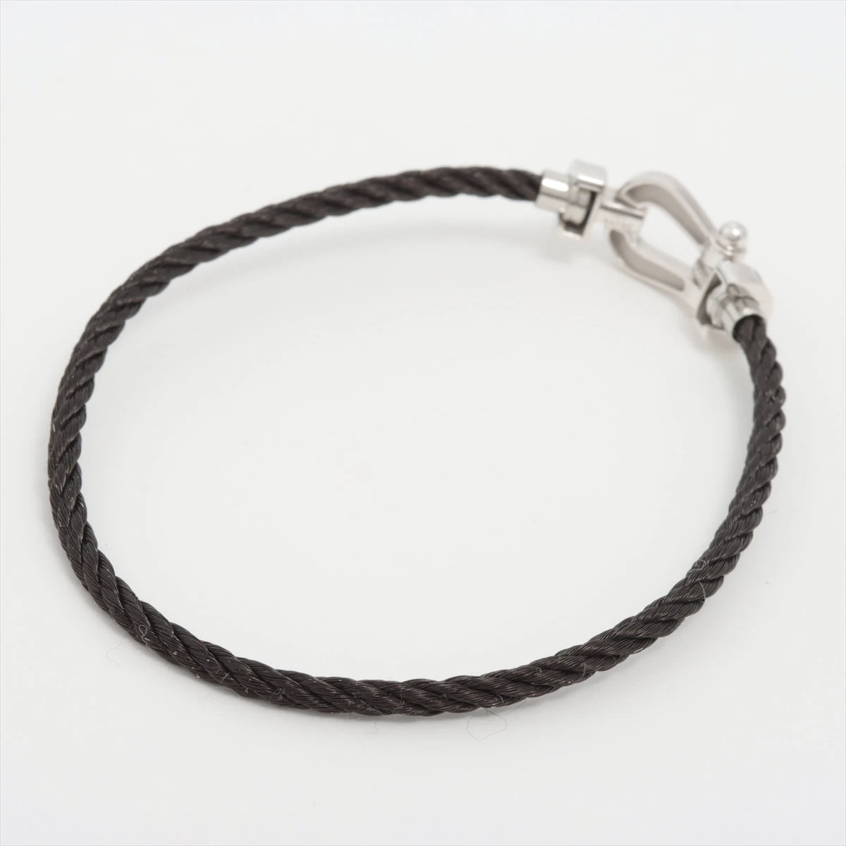フレッド フォース10 フル ブラックダイヤ ブレスレット 750(WG