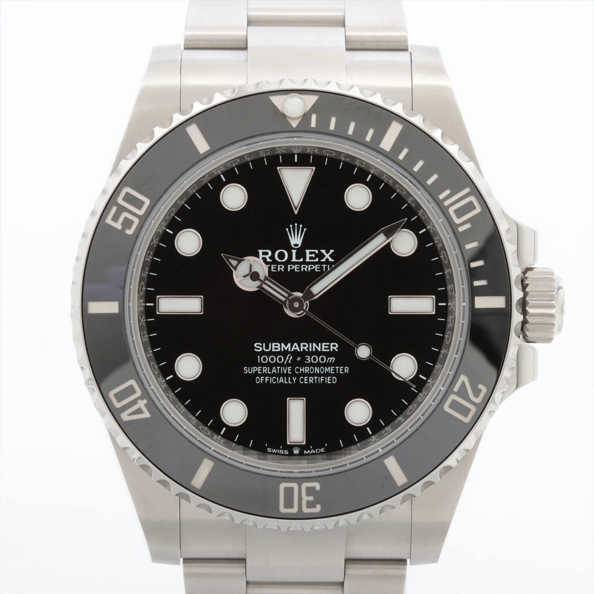 ロレックス サブマリーナ 124060 SS AT 黒文字盤 あまりごま3