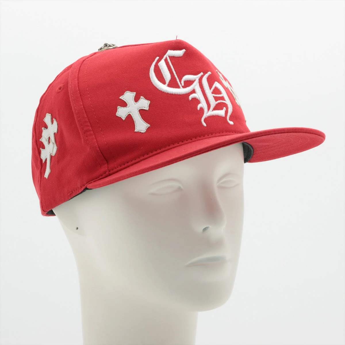 クロムハーツ CH HAT クロスパッチベースボールキャップ メンズ