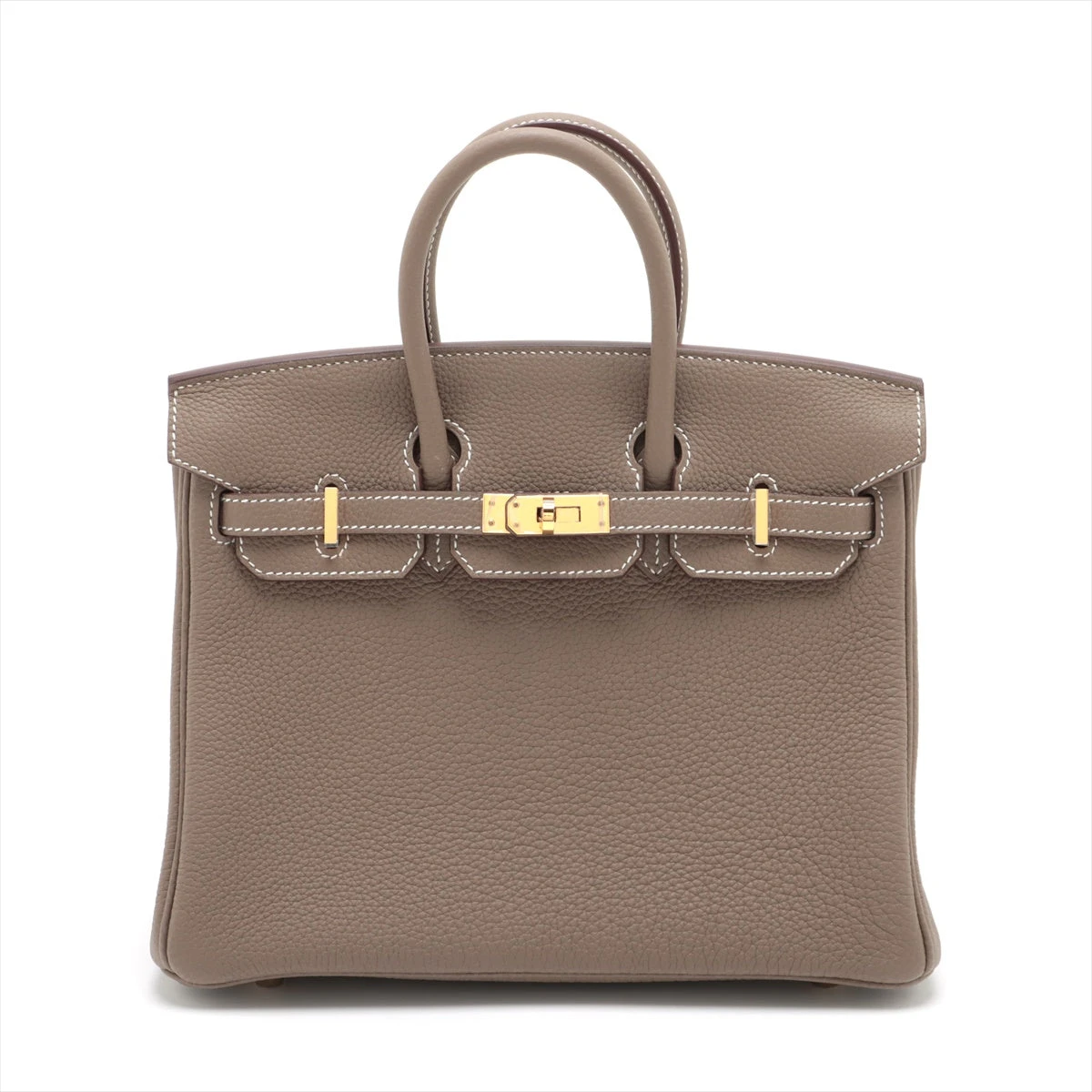 エルメス バーキン25 トゴ エトゥープ ゴールド金具 B:2023年
