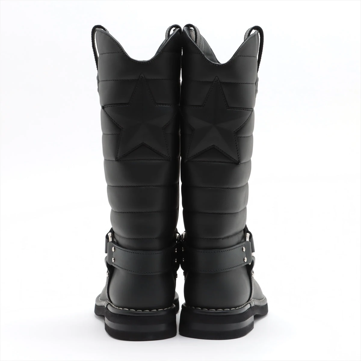 シャネル ココマーク レザー ブーツ 38 レディース ブラック