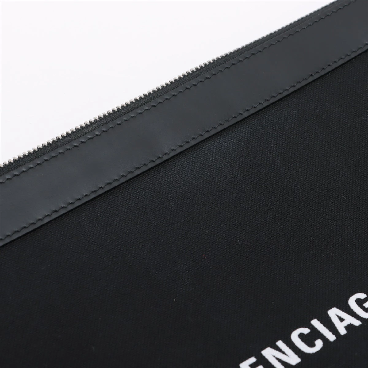 ★美品★バレンシアガ 373834 ネイビークリップM クラッチバッグ レザー バレンシアガ BALENCIAGA ネイビークリップM 373834 ロゴ ポーチ