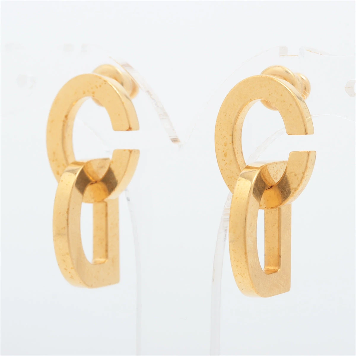 ディオール CD LOCK ピアス(両耳用) GP ゴールド AH018631｜中古