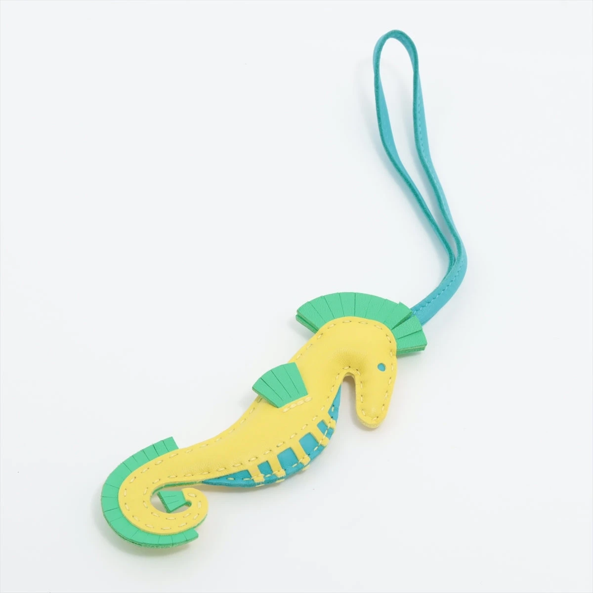 ❤未使用品❤タツノオトシゴチャーム ターコイズ エルメス B刻印 箱付き エルメス イポ タツノオトシゴ B:2023年 チャーム アニョーミロ