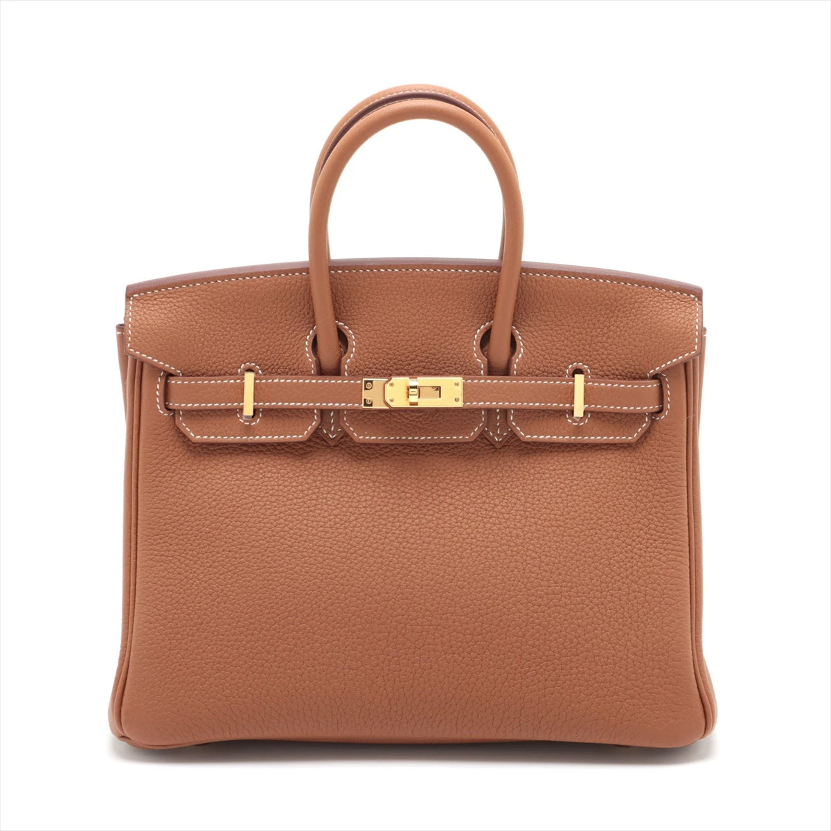 エルメス バーキン25 トゴ ゴールド ゴールド金具 B:2023年