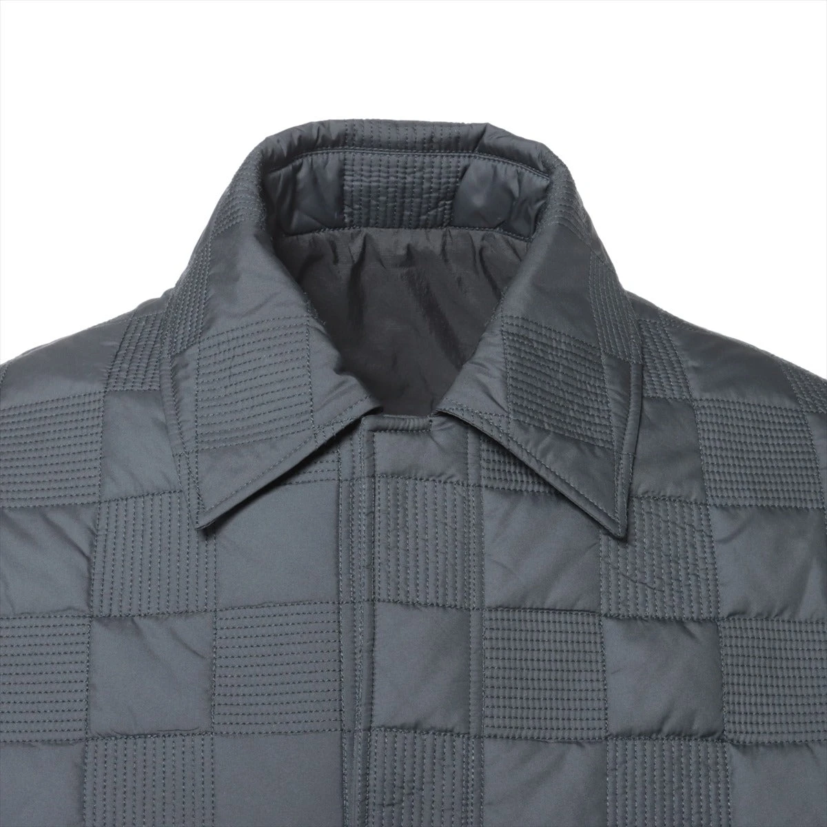 ルイヴィトン モノグラムダミエキルティングジャケット兼ベスト#56