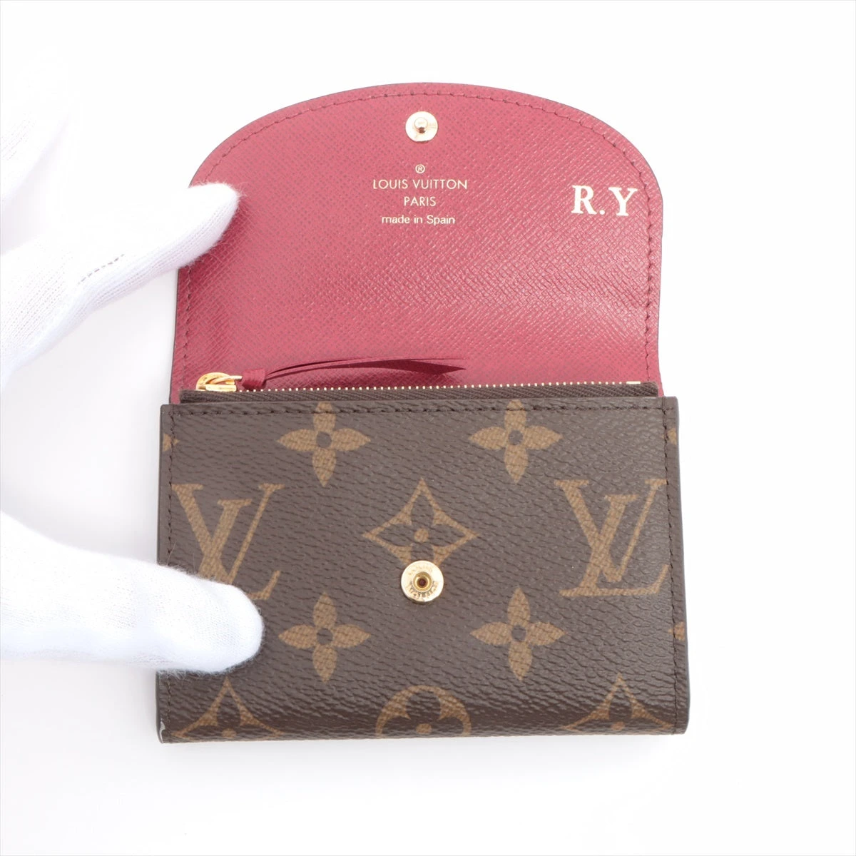 LOUIS VUITTON ルイヴィトン 二つ折り財布 ポルトモネロザリ