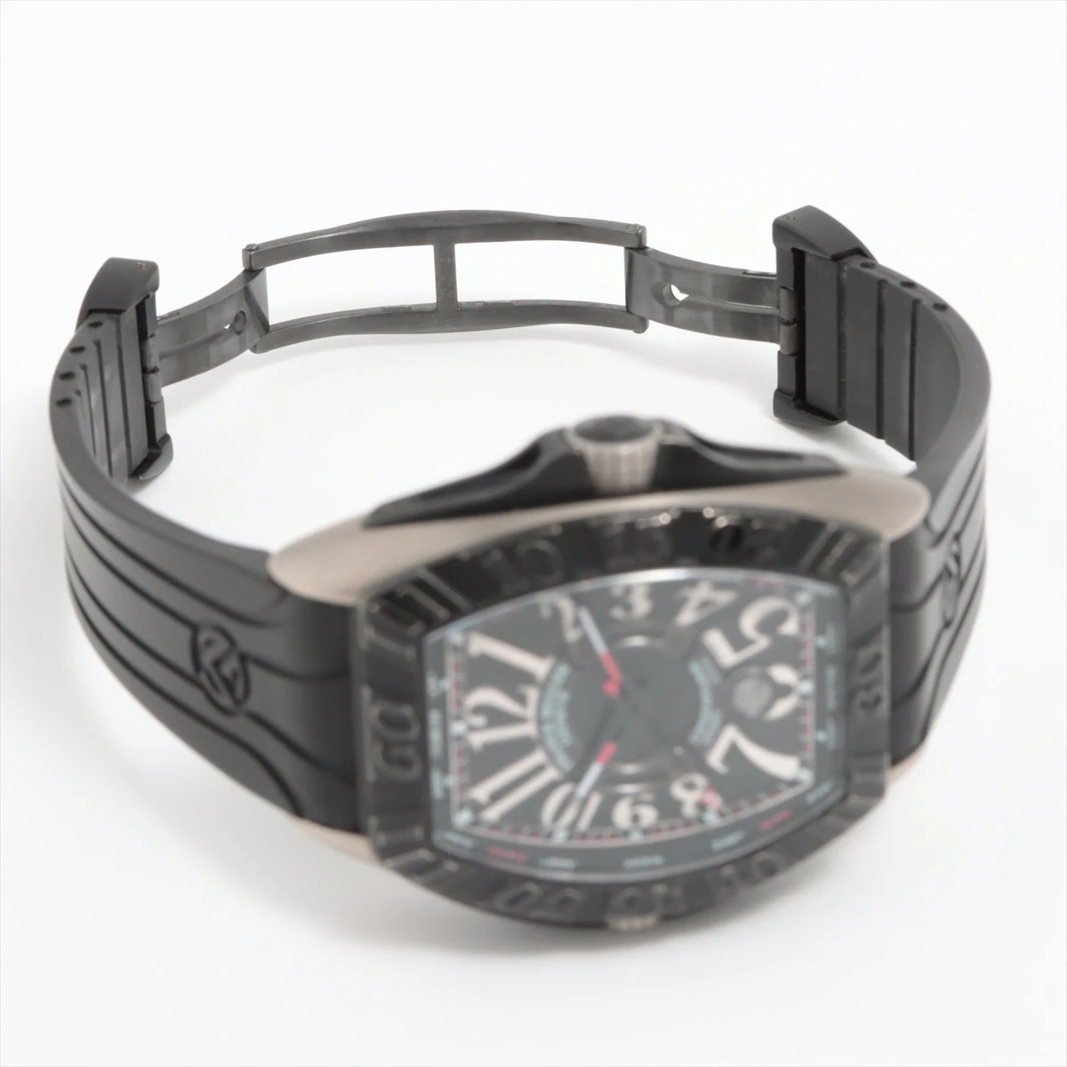 フランクミュラー コンキスタドール 8900SCDTGPG Ti×ラバー AT 黒文字