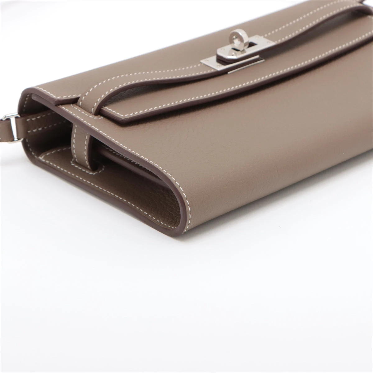 tiruru.0909専用エルメス ケリーウォレット シルバー金具 エルメス ケリーウォレット トゥーゴー エバーカラー エトゥープ