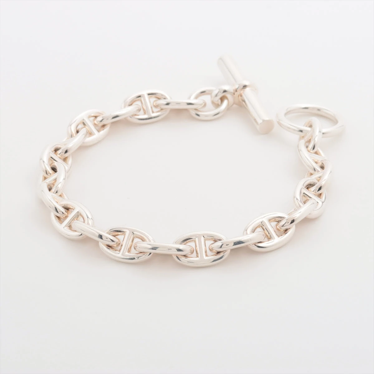 エルメス シェーヌダンクルPM ブレスレット 20コマ 925 43.8g