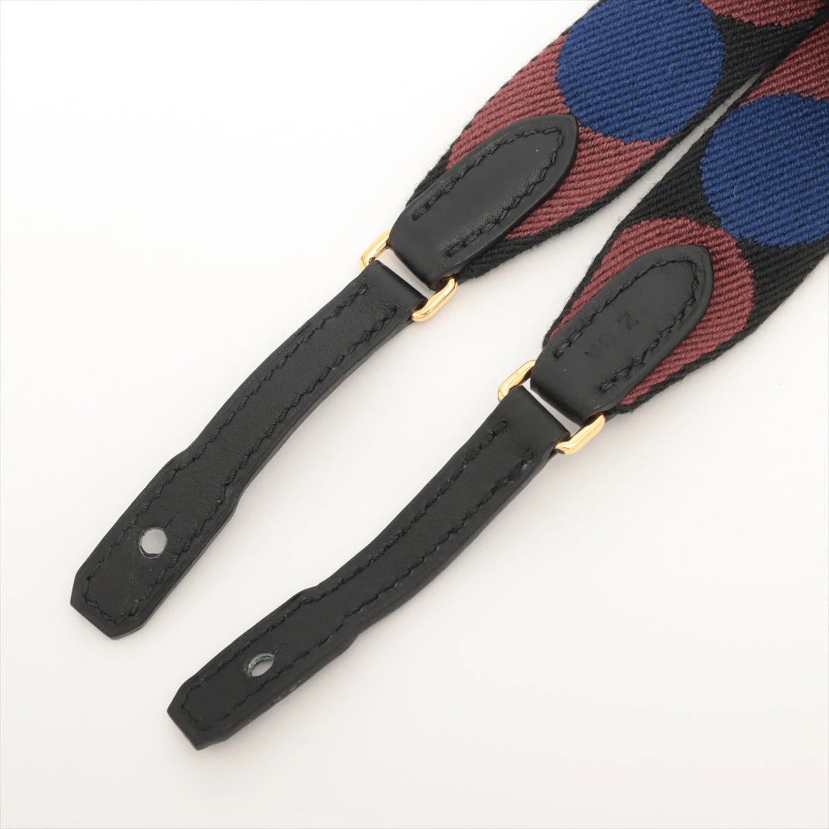 エルメス Z刻2021年 ストラップ キャンバス×レザー ブルー バンド