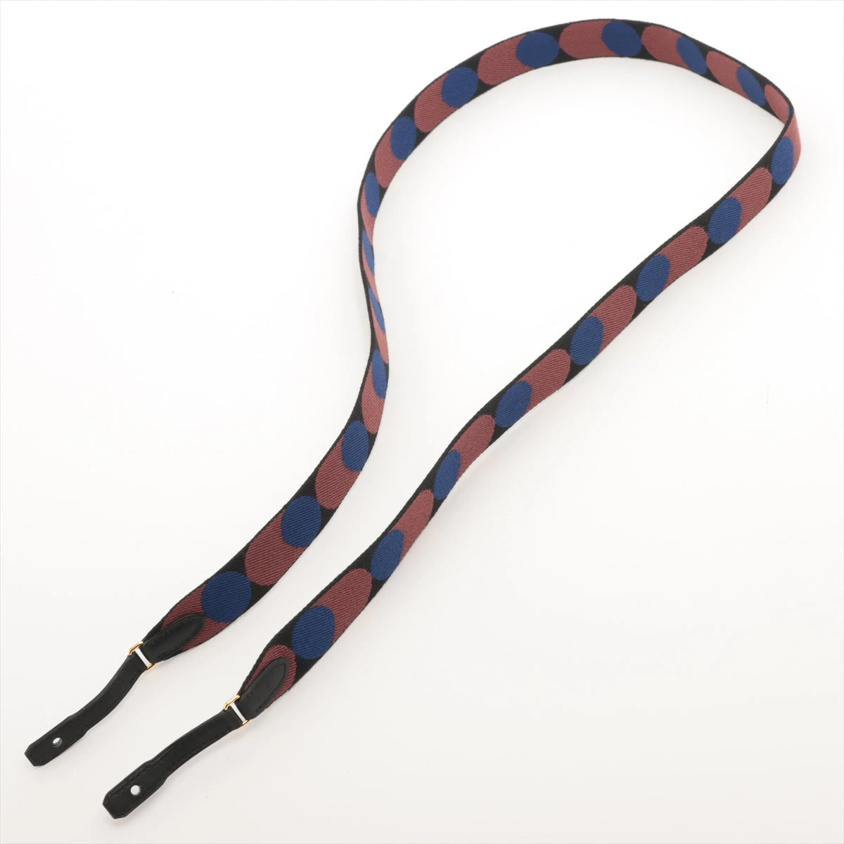 エルメス Z刻2021年 ストラップ キャンバス×レザー ブルー バンド