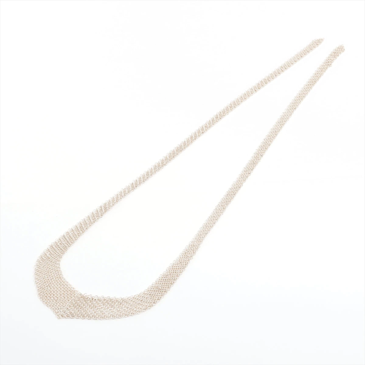 ティファニー メッシュ スカーフ ネックレス 925 21.1g シルバー