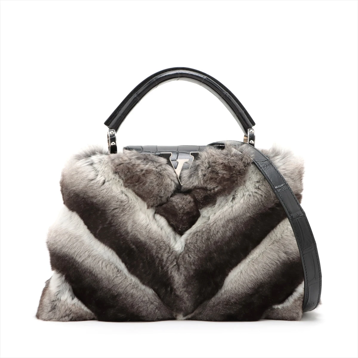 【値下げ不可】ルイヴィトン　カプシーヌbb　ガレ　Louis Vuitton LOUIS VUITTON - LOUIS VUITTON カプシーヌBB ガレ×パイソンの通販 by