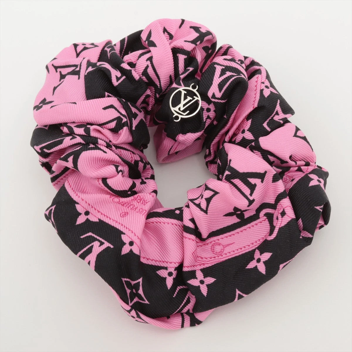 ヴィトン M77011 シュシュ ビーマインドフル シュシュ シルク パープル