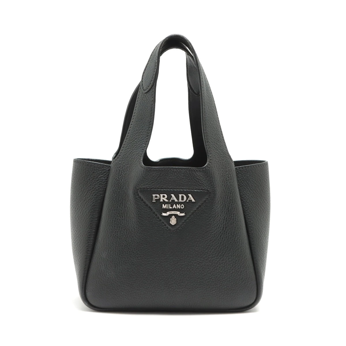 プラダ ヴィッテロダイノ ソフト ハンドバッグ ブラック 1BA349