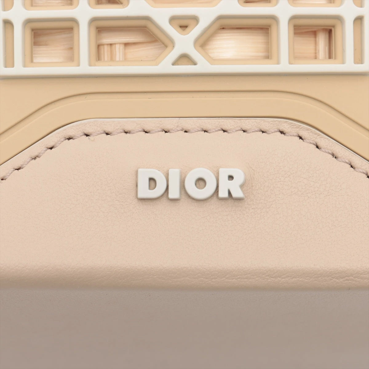 新品レベル✨ ディオール サハラ バスケットバッグ ラタンxレザー 2WAY