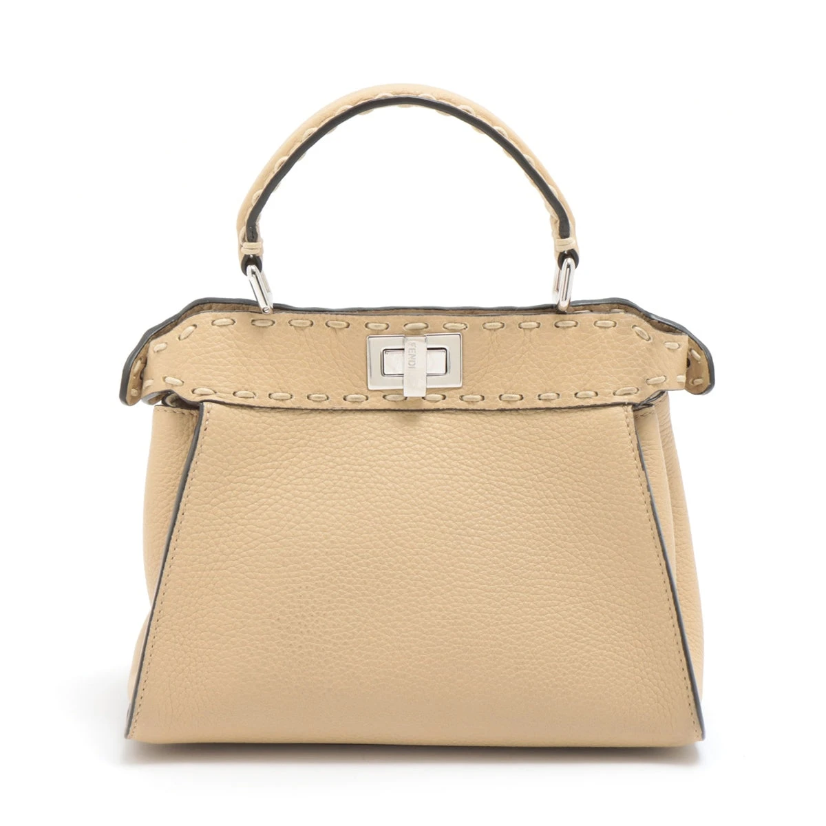 【送料関税込み】FENDI ミニピーカブー セレリア ハンドバッグ 大人気！【FENDI】ピーカブー ミニ ブラック セレリア バッグ