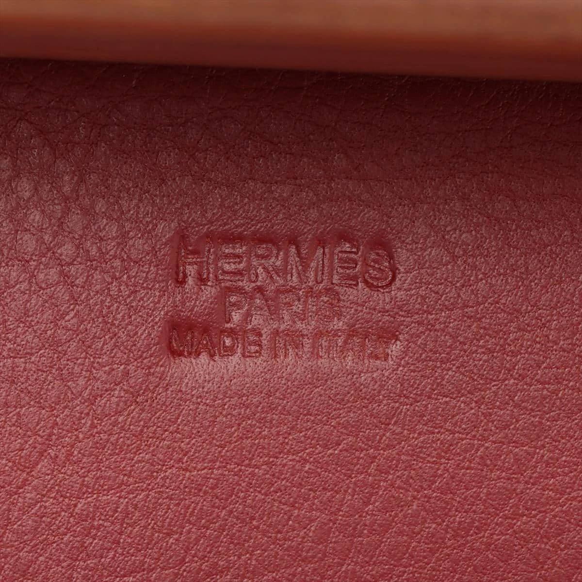 エルメス 椅子 ボックスカーフ ボルドー Metiers chair ZZ013766｜中古