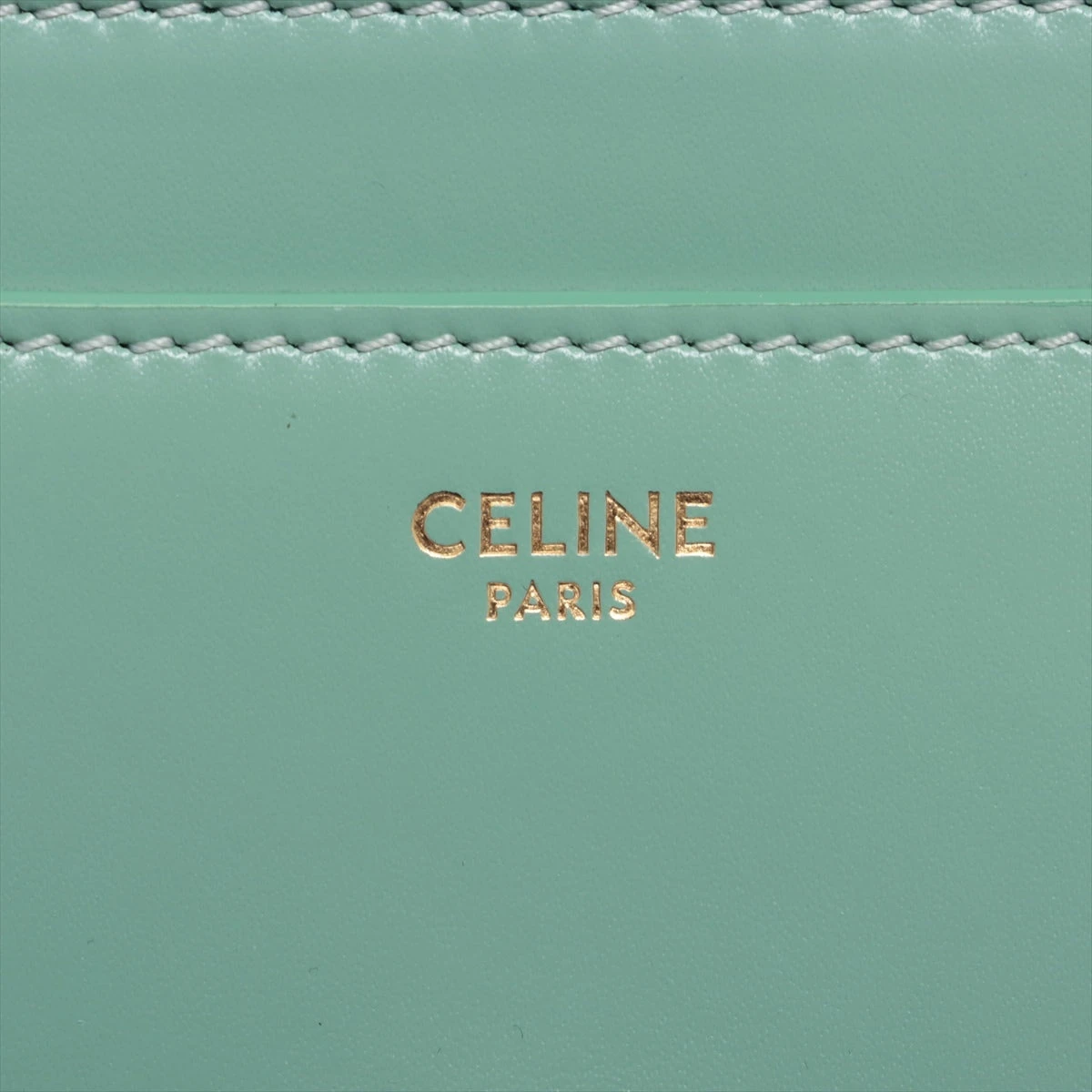 CELINE☆ミニ 16(セーズ) カーフスキン / アーモンドグリーン セリーヌ 16セーズ ミニ レザー 2WAYハンドバッグ グリーン