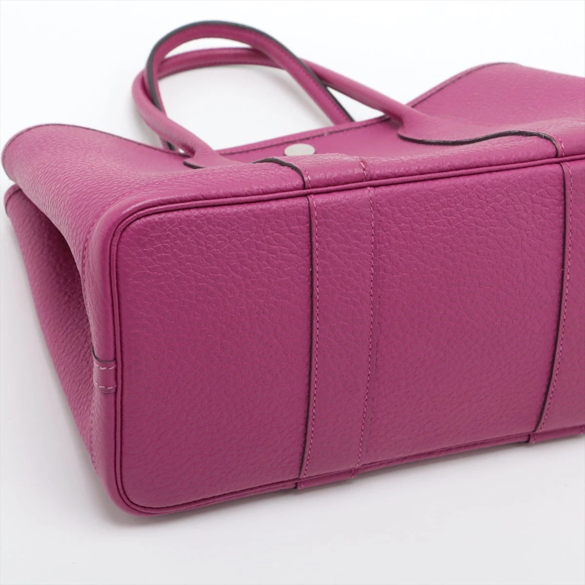美品　ガーデンパーティーPM ローズパープル　ピンク　カントリー エルメス ガーデンパーティTPM カントリー ローズパープル シルバー