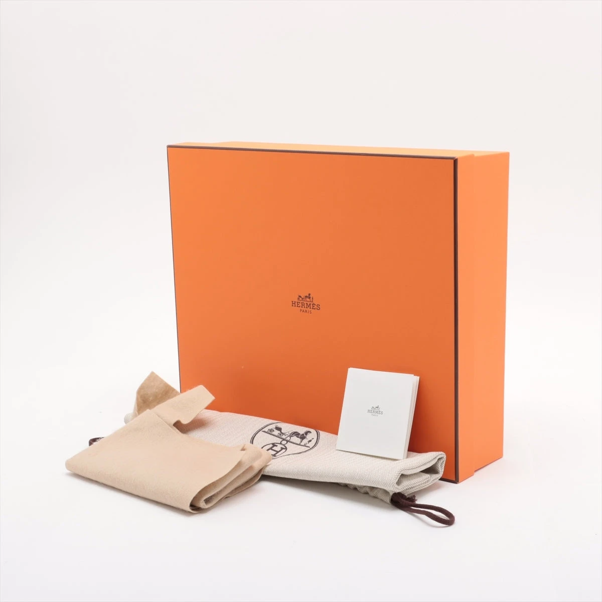 美品♡ エルメス　ヴィドポッシュ　箱のみ　空箱　巾着 eb・a・gos[エバゴス]キャンバス・カゴポケット付きトート 15516