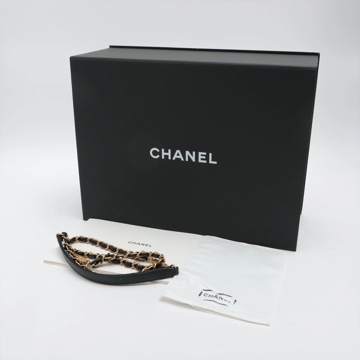 シャネル ココハンドル キャビアスキン×パイソン 2WAYハンドバッグ