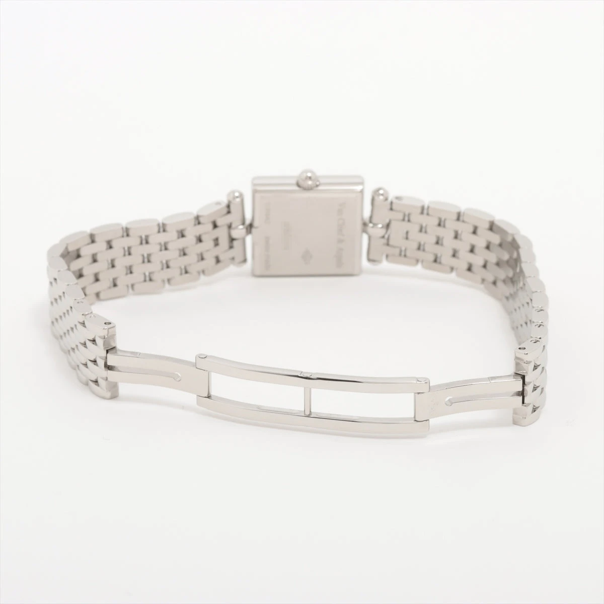 ヴァンクリーフ&アーペル クラシックスクエア 536942 SS QZ ピンク